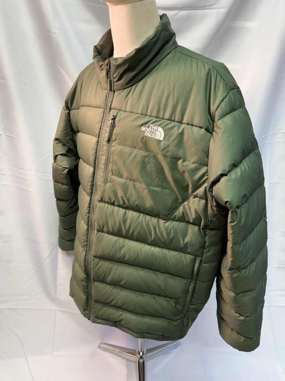 The North Face Men’s 4XL Green Puffer Insulated Jacket Full Zip Big Tall